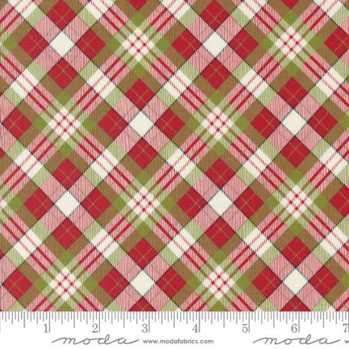 MODA On Dasher Plaid - 55664-11 Red - Cotton Fabric