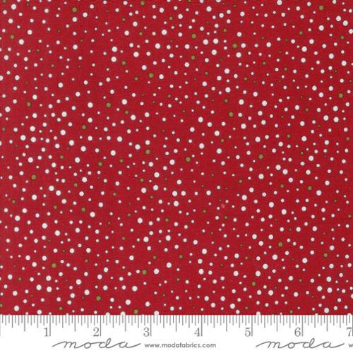 MODA On Dasher Snowballs - 55665-12 Red - Cotton Fabric