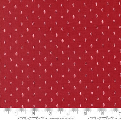 MODA On Dasher Tiny Trees - 55668-12 Red - Cotton Fabric