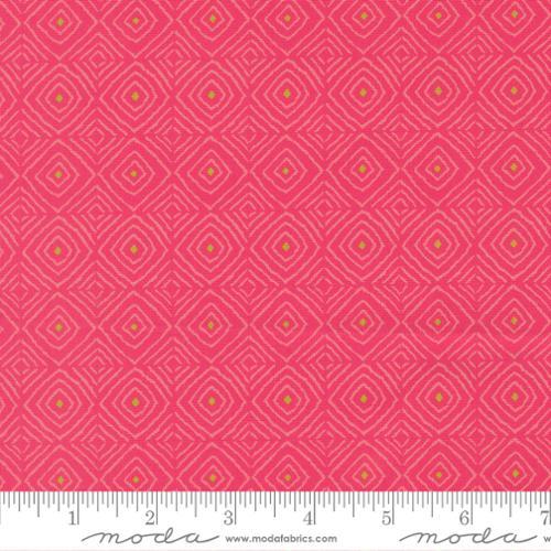 MODA Parlor Diamonds - 11966-21 Azalea - Cotton Fabric