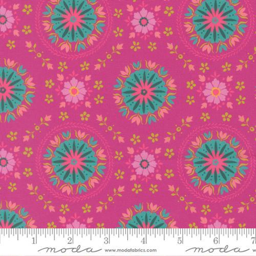 MODA Parlor Mandala - 11964-22 Passion Fruit - Cotton Fabric