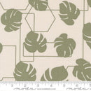 MODA Potted Monstera Geo - 26142-12 Stone - Cotton Fabric