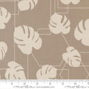 MODA Potted Monstera Geo - 26142-13 Ash - Cotton Fabric