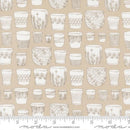 MODA Potted Pots - 26141-22 Pebble - Cotton Fabric
