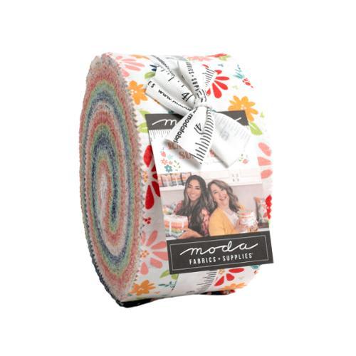 MODA Raspberry Summer Jelly Roll - 37690JR - Precut