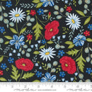 MODA Red White and Bloom - 56110-14 Black - Cotton Fabric