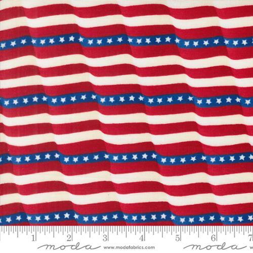 MODA Red White and Bloom - 56112-13 Patriotic Poppy - Cotton Fabric