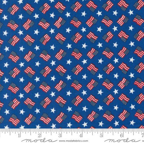 MODA Red White and Bloom - 56113-12 Midnight Blue - Cotton Fabric