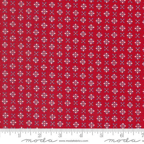 MODA Red White and Bloom - 56114-13 Patriotic Poppy - Cotton Fabric