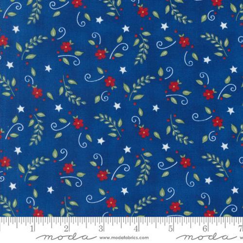 MODA Red White and Bloom - 56116-12 Midnight Blue - Cotton Fabric