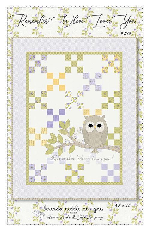 MODA Remember 'Whooo' Loves You - AQ-299 - Pattern