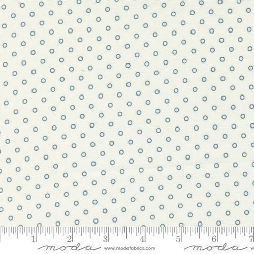 MODA Rosemary Cottage - 55318-11 Cream Navy - Cotton Fabric