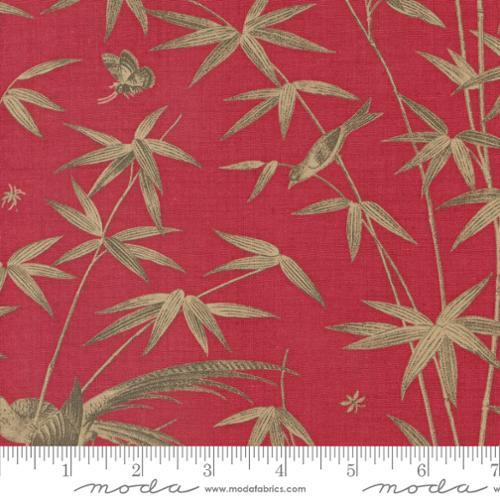 MODA Rouenneries Trois - 13960-15 Rouge - Cotton Fabric