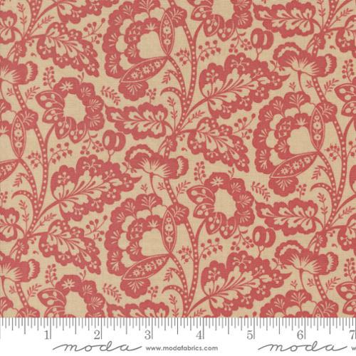 MODA Rouenneries Trois - 13963-18 Oyster - Cotton Fabric