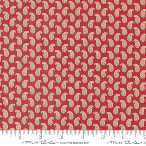 MODA Rouenneries Trois - 13967-16 Rouge - Cotton Fabric
