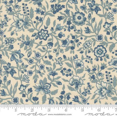 MODA Sacre Bleu - 13971-13 Pearl French Blue - Cotton Fabric