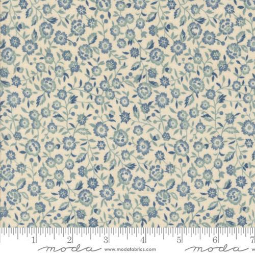 MODA Sacre Bleu - 13974-13 Pearl French Blue - Cotton Fabric