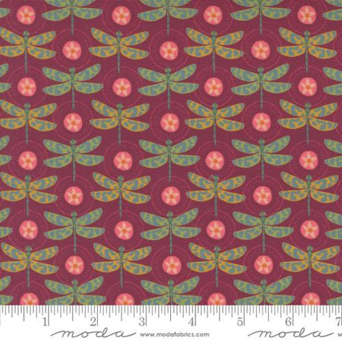 MODA Sagewood Aviators - 11952-20 Rose Wine - Cotton Fabric