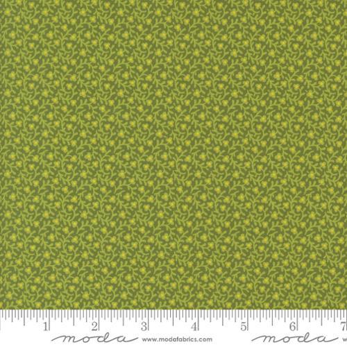 MODA Sally's Stitches - 31714-19 New Leaf - Cotton Fabric