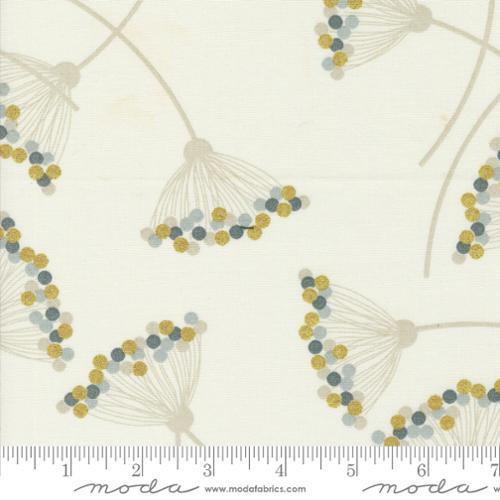 MODA Shimmer - 1840-11M Ivory - Cotton Metallic Fabric