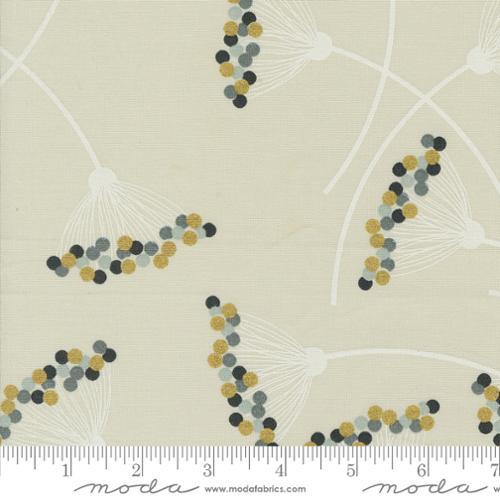 MODA Shimmer - 1840-12M Ecru - Cotton Metallic Fabric