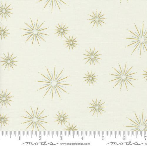 MODA Shimmer - 1844-11M Ivory - Cotton Metallic Fabric