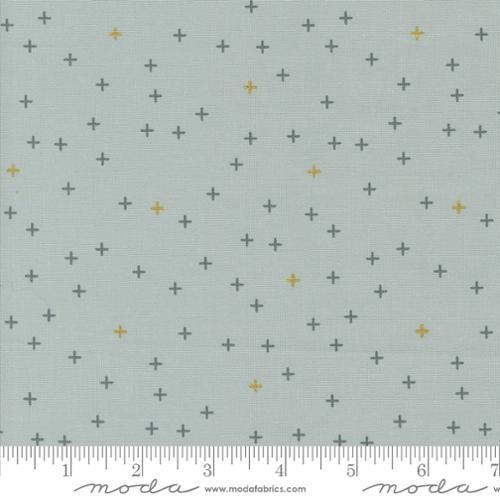 MODA Shimmer - 1845-14M Silver - Cotton Metallic Fabric