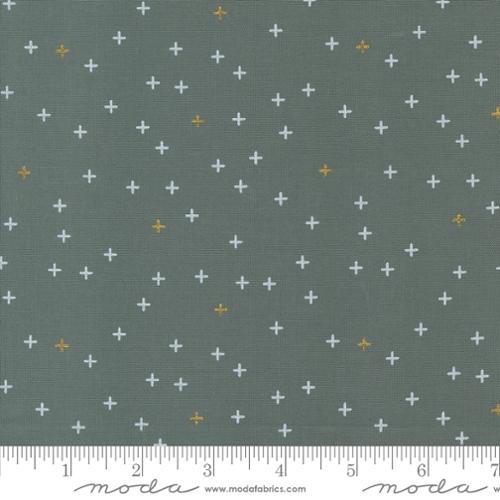 MODA Shimmer - 1845-15M Smoke - Cotton Metallic Fabric
