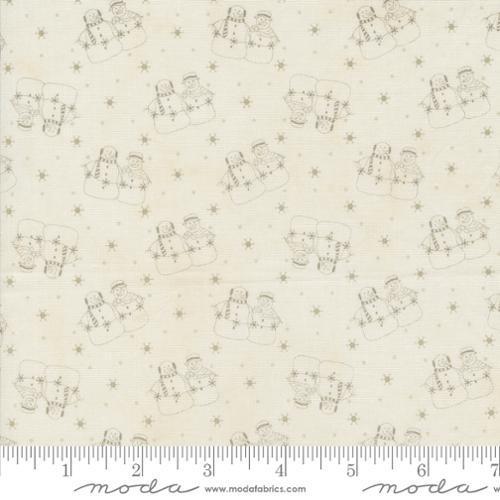 MODA Snowman Gatherings IV - 49250-15 Snow Taupe - Cotton Fabric