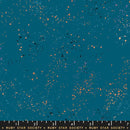 MODA Speckled Metallic RS5027-53M Teal - Cotton Metallic Fabric