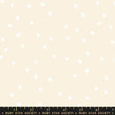 MODA Starry Ruby Star - RS4109-65 White On Natural - Cotton Fabric