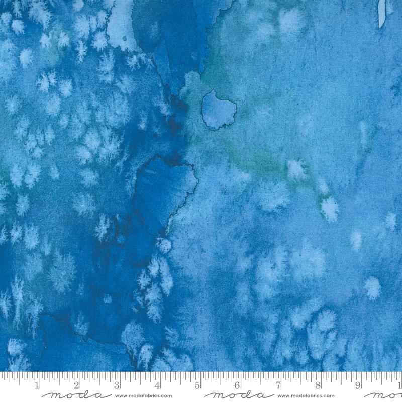 MODA Sunshine & Blue Skies Flow - 8433-46 Cobalt - Cotton Fabric