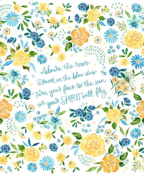 MODA Sunshine & Blue Skies Panel - 39833-11 Cloud - Cotton Fabric