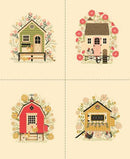 MODA The Henhouse Panel - 48439-11 Cloud - Cotton Fabric
