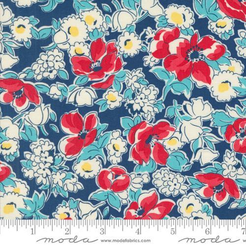 MODA Time and Again - 23361-15 Indigo - Cotton Fabric