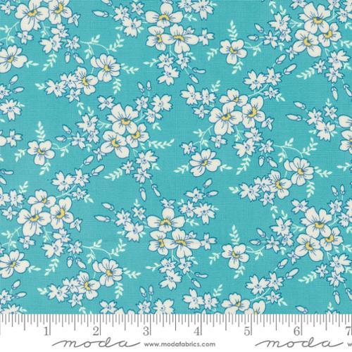 MODA Time and Again - 23362-12 Aqua - Cotton Fabric
