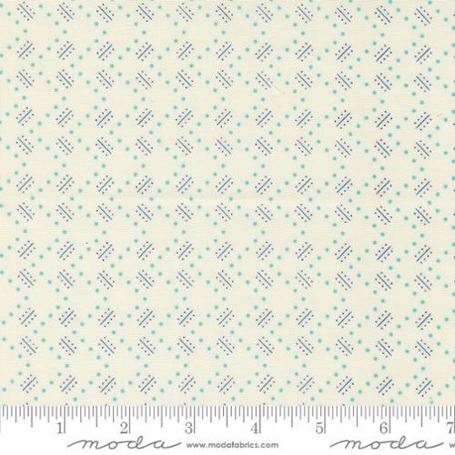 MODA Time and Again - 23367-21 Flour Aqua - Cotton Fabric