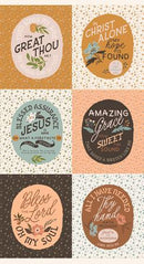 MODA Wellspring Panel - 45678-11 Eggshell - Cotton Fabric