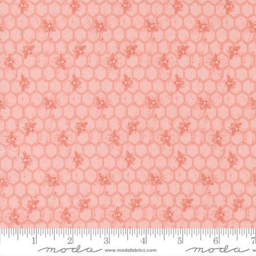 MODA Wild Honey - 5253-12 Carnation - Cotton Fabric