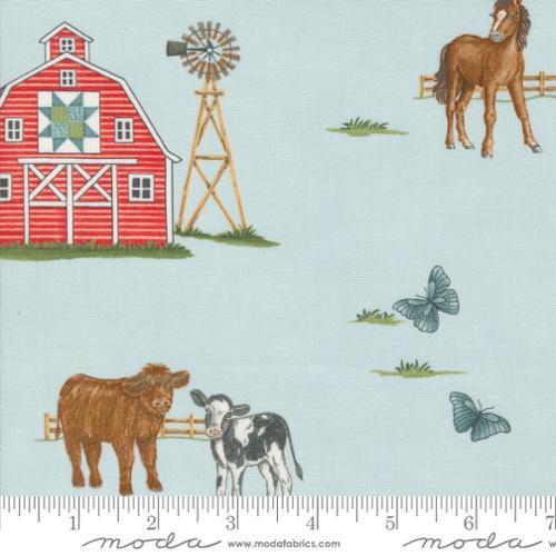 MODA Willows Farm - 56100-16 Sky - Cotton Fabric