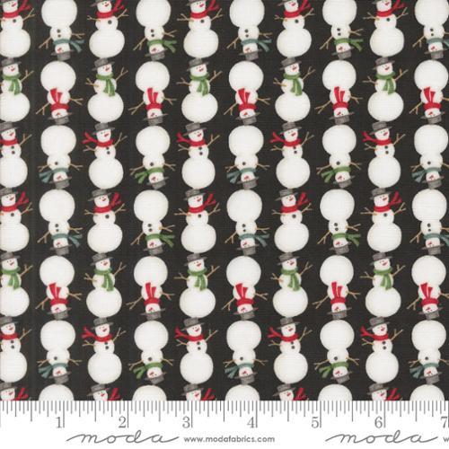 MODA Winter Friends - 56135-18 Charcoal Black - Cotton Fabric