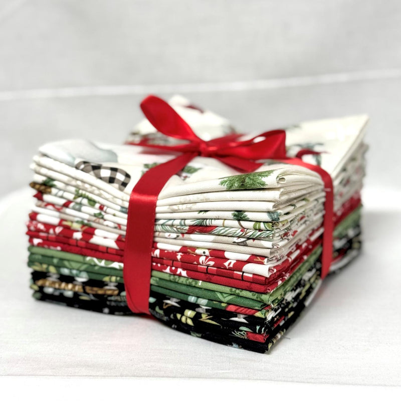 MODA Winter Friends Fat Quarter Bundle - 20 Fat Quarters - Precut