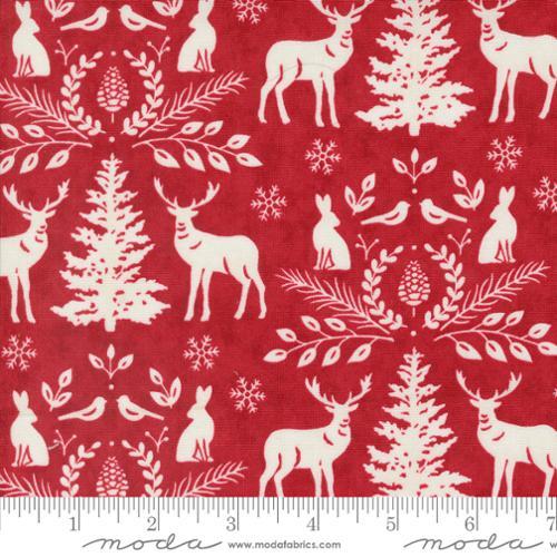 MODA Woodland Winter - 56092-13 Cardinal Red - Cotton Fabric