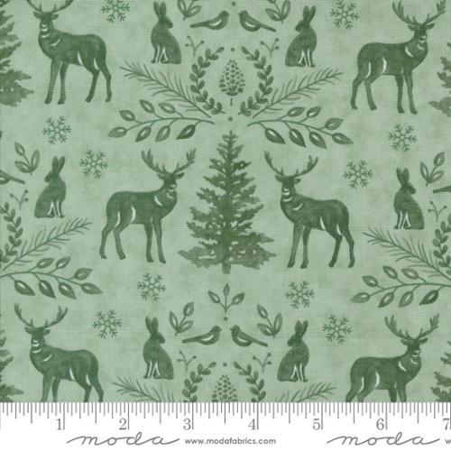 MODA Woodland Winter - 56092-16 Eucalyptus - Cotton Fabric