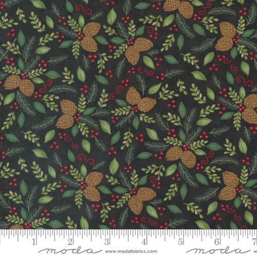 MODA Woodland Winter - 56094-17 Charcoal Black - Cotton Fabric