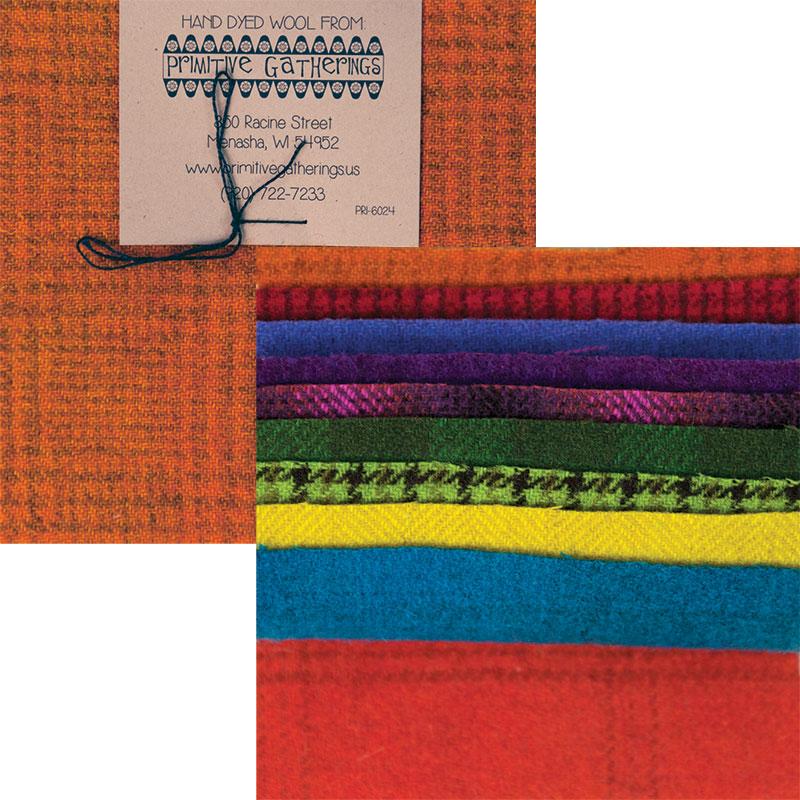 MODA Wool Charm Pack Brights Texture - PRI-6024 - Precut Fabric