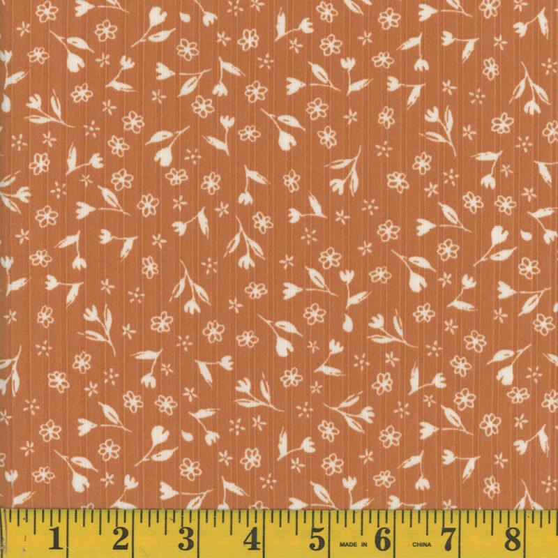 MOOK 8x3 Yummy Rib Solid EK 126612 Orange - Dress & Apparel Fabric