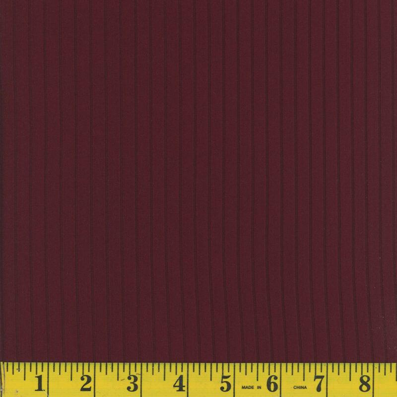 MOOK 8x4 Yummy Rib Solid EK 128402 Burgundy - Dress & Apparel Fabric