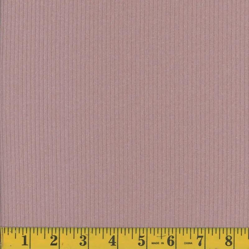 MOOK Brushed Rib Knit - 134203 Pale Mauve - Dress & Apparel Fabric