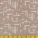 MOOK DTY Knit - 132620 Taupe/White - Dress & Apparel Fabric